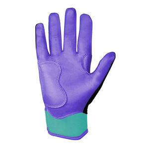 Guantes de bateo de béisbol de puño corto con diseño de logotipo personalizado del fabricante Guantes de softbol de cuero de alta calidad Guantes de bateo beisbol - Product Image 3