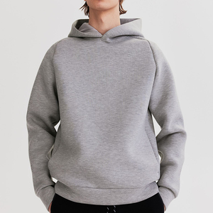 Ropa de calle sudaderas con capucha para hombre logotipo personalizado sudaderas con capucha de invierno grueso holgado gota pulóver Unisex liso 3D Premium capucha en relieve - Product Image 5