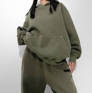 ชุดวอร์มทรงถุงสำหรับผู้หญิงชุดวอร์ม2ชิ้นโอเวอร์ไซส์โอเวอร์ไซส์สำหรับผู้หญิง - Product Image 4