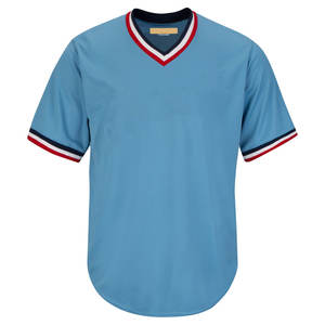 Diseño personalizado Jersey de béisbol Su propio logotipo Imprimir Jersey de béisbol y softbol Uso al aire libre Deportes Jersey de béisbol - Product Image 1