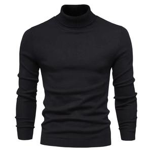 High Quality <b>Men's</b> Roll Neck Cotton Custom Knit <b>Turtleneck</b> <b>Jumper</b> 100% Wool Sweater Soft Breathable for Autumn Season - Product Image 5