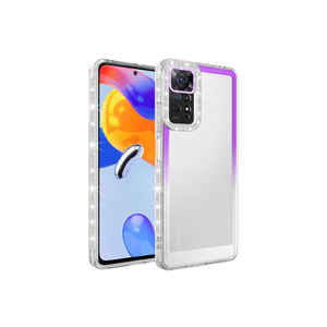 Funda de Silicona de Lujo Netzy para Xiaomi Redmi Note 11S Global 5G, con Brillantina Degradada, Protección de Lente y Acabado Electrochapado - Product Image 2