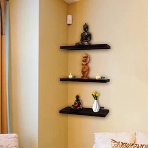 Round <b>Shelf</b> Designs Handicraft Storage Holders & Racks Buy Carve Wall Art Mount Metallic Wall Mount <b>Shelf</b> Set - Product Image 6