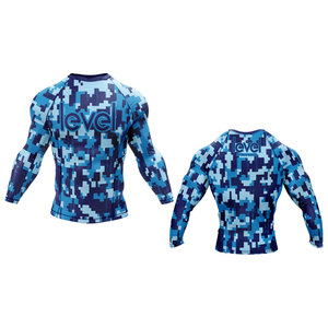 2025 New Design Men's MMA Rash Guard High Quality Eco-Friendly Spandex/Nylon Breathable Comfortable to Wear Fashion Trend - Product Image 1