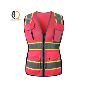 Chaleco de Seguridad de Alta Visibilidad para Hombre con Logotipo Personalizado, Todos los Colores, Multibolsillos, Reflectante, para Construcción - Product Image 3