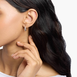 Boucles d'oreilles créoles Iced Loop VVS Moissanite Cercle brillant Royal Shine Hoops Trendy Royal Shine Hoops - Product Image 4