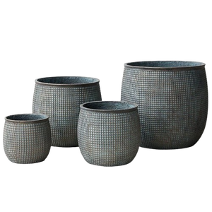 Lot de 2 vase végétal élégant en or et blanc pour la décoration de table de mariage Vase plaqué or de vente chaude pour la décoration de balcon - Product Image 5