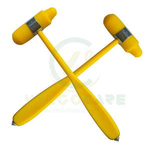 Martillo reflejo neurológico de acero inoxidable de 9 pulgadas de alta calidad, excelente para uso de percusión en aplicaciones médicas - Product Image 1