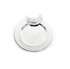 Bandeja redonda de almacenamiento redonda de cobre y latón de metal nórdico para uso en cocina y servicio - Product Image 5