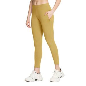 Women's Solid <b>High</b> Waist Seamless Breathable Knitted <b>Knee</b>-Length Hip Hop Leggings Sportswear Fitness Yoga Pants Gym <b>Tights</b> - Product Image 5