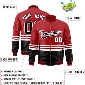 Stylish <b>Zip</b>-<b>Up</b> Letterman <b>Jacket</b> with OEM Custom Branding Perfect for Clubs, Teams, and Events - Product Image 3