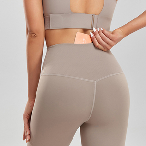 Deportes activos para mujer 2 piezas gimnasio Fitness Yoga traje transpirable y ligero patrón sólido entrenamiento Yoga conjuntos - Product Image 6