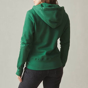 Sweat-shirt à capuche thermique à fermeture éclair intégrale pour femme Automne/Hiver Anti-boulochage Respirant Tie Dye Logo avant 100% coton - Product Image 2