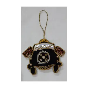 Party Supplies New Wholesale Custom Size Christmas <b>Tree</b> Xmas Table Decor Craft Car Shaped <b>Topper</b> Decoration Trendy Ornaments - Product Image 1