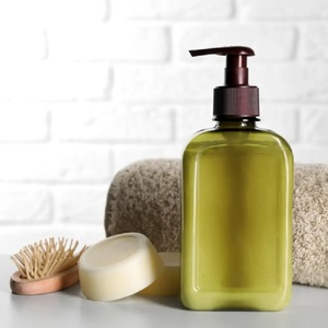 Botella de plástico PET cuadrada personalizada, 200ml, 300ml, embalaje ecológico, desinfectante de manos, Gel de ducha, champú, loción, botellas vacías - Product Image 4