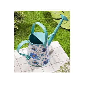 กระป๋องน้ําดีไซน์ไม่ซ้ําใคร รูปร่างและขนาดที่กําหนดเอง กระป๋องรดน้ําเหล็กเคลือบผงสีขาวสําหรับใช้ในสวนในราคาสมเหตุสมผล - Product Image 4