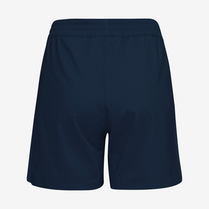 Shorts de sport pour femmes, bleu uni, 100% polyester, taille élastique, séchage rapide, coupe régulière, shorts de jogging pour femmes - Product Image 6