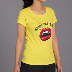 Transpirable casual verano elegante Color puro Slim Fit camiseta camisetas Tops mujeres 2025 camisetas de manga corta para niñas - Product Image 5