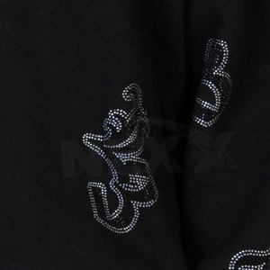 Winter Plus Size Eco-Friendly Solid Color <b>Men's</b> Rhinestone Tracksuits-Breathable Windproof Adult Street Wear - Product Image 6