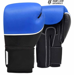 Gants de boxe MMA en cuir professionnels en gros avec logo personnalisé pour l'entraînement au Sanda - Product Image 1