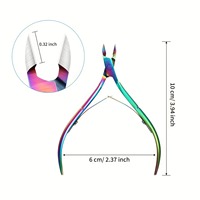 Pince à cuticules en acier inoxydable pour manucure et pédicure – Outil tendance pour débutants et professionnels