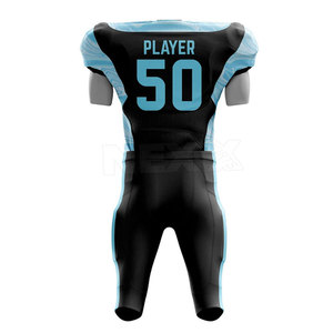 Uniformes de Fútbol Americano al por Mayor, Transpirables, Tallas Grandes, 100% Poliéster, Colores y Logotipo Personalizables, Alta Calidad - Product Image 2