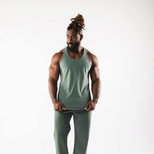 Custom Men Workout Stringer Tank <b>Tops</b> Athletic Quick Dry Y-Back Vest Bodybuilding Muscle <b>Sleeveless</b> - Product Image 4