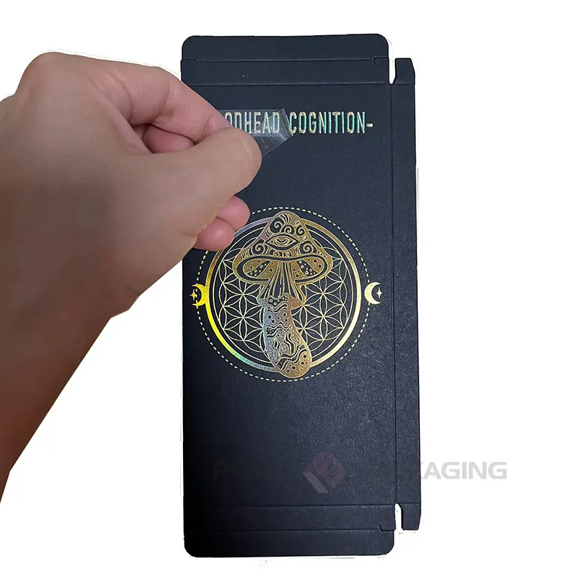 Наклейки с 3D выпуклым логотипом