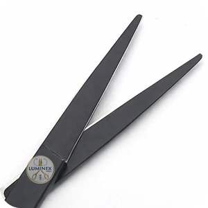 Ciseaux de coiffure professionnels pour la coupe et l'éclaircissage des cheveux, en acier inoxydable (acier japonais 420), poignée courte pour droitiers - Product Image 3