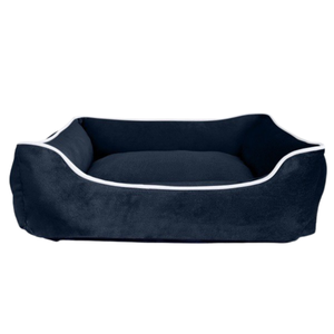 Luxury pink velvet <b>dog</b> <b>bed</b> soft cushioned pet sofa <b>bed</b> with raised sides comfortable washable <b>bed</b> for <b>small</b> medium <b>dogs</b> - Product Image 4