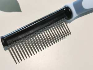 Yüksek Kaliteli Profesyonel 201 Paslanmaz Çelik Evcil Hayvan Tüy Açma Tarağı - Product Image 6