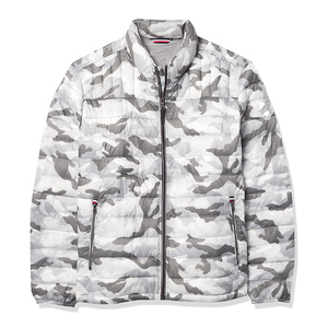 OEM Custom Men's Winter Jacket Casual Embroidery Patches Warm Padded Hood <b>Quilted</b> Bomber Puffer Zipper Plus Size Waterproof Cow - Product Image 1