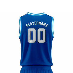 Maillot de basket-ball Style de maillot de basket-ball réversible personnalisé avec uniforme de lettres et de chiffres cousu et imprimé - Product Image 4