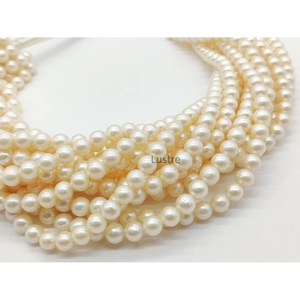 Perlas de Agua Dulce Lisas y Redondas de 11-12 mm, Color Blanco, para la Elaboración de Joyas, Perlas Naturales Sueltas con Forma de Patata - Product Image 3