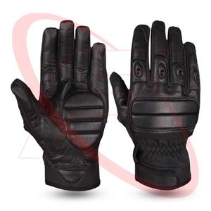ถุงมือยุทธวิธีป้องกันขนาดกะทัดรัดถุงมือป้องกันมือถุงมือหนัง - Product Image 1