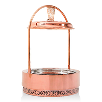 Roosgouden hoogwaardige metalen chafing dish voor bruiloften, feesten, restaurants en buffetten
