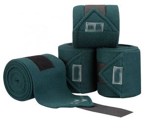 High Quality 4-Color Set of Horse Polo Wraps 320 GSM Polar Fleece <b>Leggings</b> Riding Wholesale Offered Equestrian Stable Bandages - Product Image 1