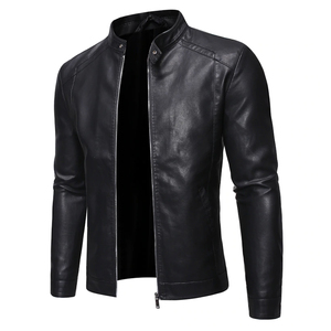 Chaquetas de hombre de alta calidad, nuevo diseño, chaqueta de cuero de moda elegante personalizada para hombre, chaqueta de precio razonable para hombre, envío DDP - Product Image 1