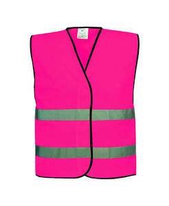 Chaleco DE SEGURIDAD reflectante de poliéster 100% unisex, chaquetas de trabajo de alta visibilidad en colores fluorescentes con soporte de logotipo personalizado - Product Image 1