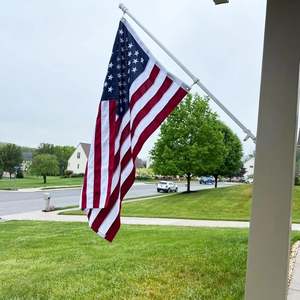 ธงชาติอเมริกาขนาด 2x3 ฟุต ใหม่ ทนทาน ผลิตจากผ้าฝ้าย 100% สำหรับใช้งานกลางแจ้ง ป้องกันการซีดจาง ลายดาวปักด้วยเทคนิคการพิมพ์ดิจิทัล - Product Image 6