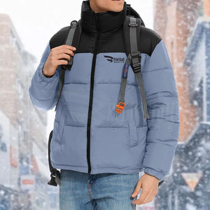 Chaqueta de Burbujas para Hombre, Nueva Colección, Ligera, Transpirable, con Logotipo Personalizado, Cuello Alto, Alta Calidad, Servicio OEM - Product Image 5