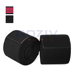 <b>High</b> Quality Soft Thick Lightweight Breathable Cotton <b>Knee</b> Wraps with Keep Warm Function for Weightlifting Gym Fitness Workout - Product Image 2