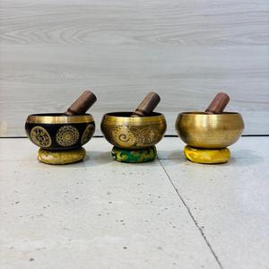 Himalayan Inspired <b>Bronze</b> Metal Singing Bowl Traditional Style Buddhism Craft for Chakra Healing and Sound Bath Therapy - Product Image 3