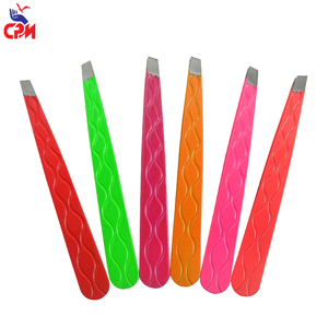 Pinzas de acero inoxidable de primera calidad para cejas, herramienta de depilación de precisión con punta inclinada para la eliminación de vello facial y uso profesional - Product Image 6