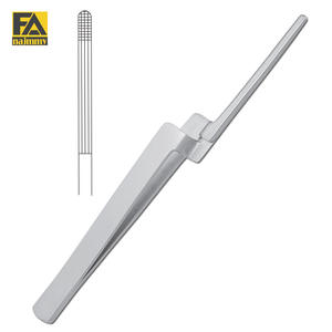 Base manuelle d'instrument chirurgical de forceps de habillage d'acier en acier et d'acier inoxydable pour l'habillage de papier - Product Image 1