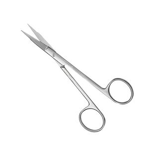 Ciseaux dentaires en acier inoxydable Ciseaux de chirurgie dentaire à pointe droite et incurvée - Product Image 4