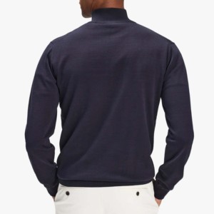 Pulls en tricot pour hommes TWINSET, col rond, manches longues, coupe ajustée, printemps, 100% coton, logo sur le devant, respirant, pas cher - Product Image 3