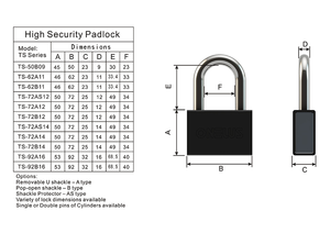 Bestselling Heavy Duty Keyed <b>Padlock</b> Maximum Security Commercial Use Lock Product - Product Image 5