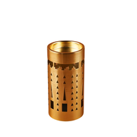 Brûleur d'encens en métal plaqué or très demandé, distributeur de Bakhoor Oud et bois de santal, support pour encens indien biologique et écologique