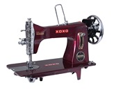 XOXO Delux Machine à coudre à alimentation manuelle Matériau en fer à aiguille unique Lit plat avec formation de point de verrouillage Programmable pour un usage domestique